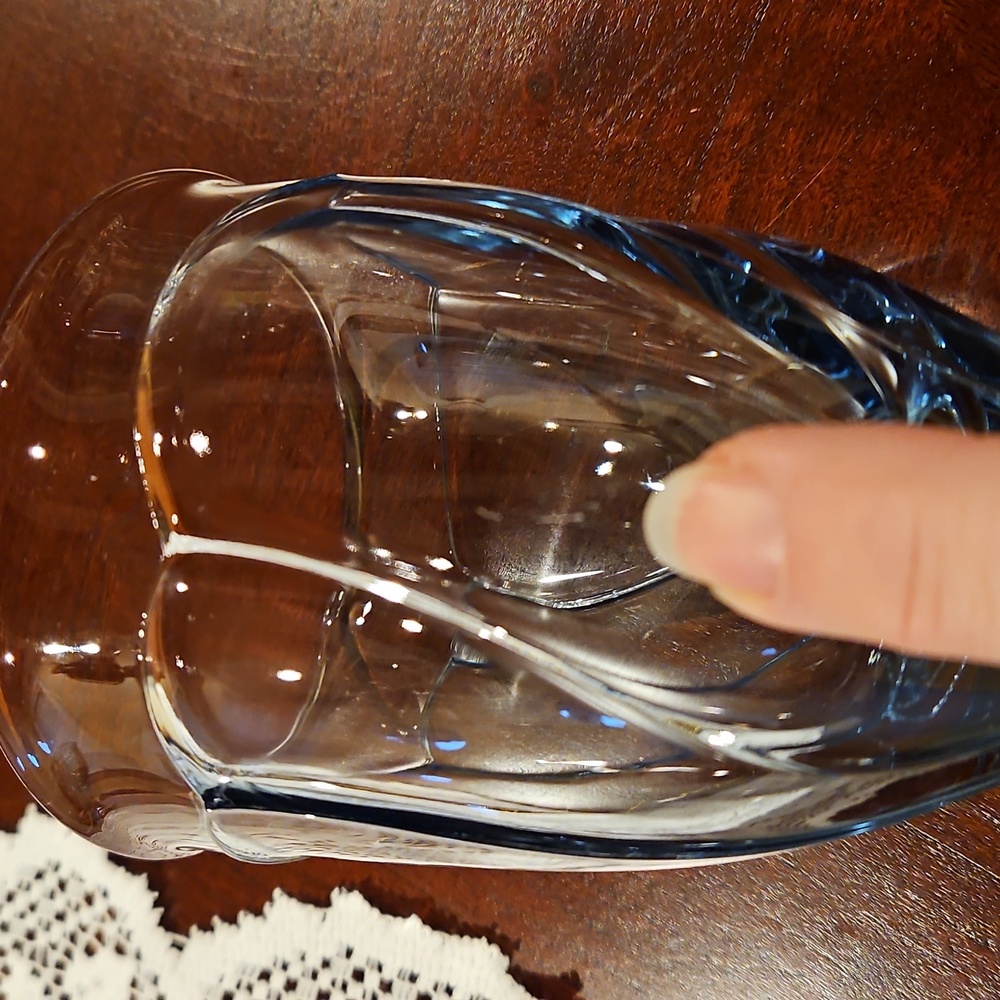 UV Reactive Blue Noritake Sweet Swirl Goblets, Sold Separately - Picture 5 of 10